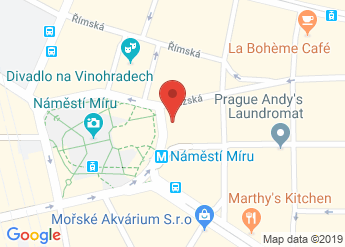 map of National house of Vinohrady