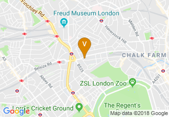 map of London Marriott Hotel Regents Park