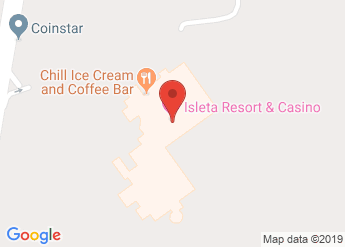map of Isleta Casino & Resort