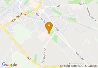 map of Kent County Cricket Club