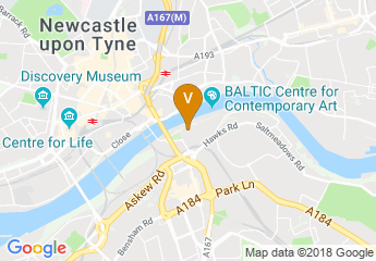 map of Sage Gateshead