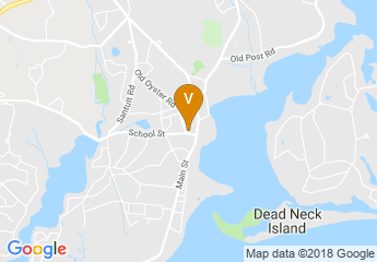 map of Cotuit Federated Church