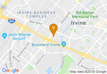 map of Hotel Irvine