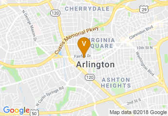 map of Hilton Arlington