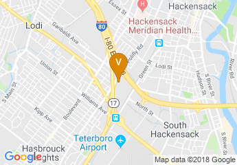 map of Hilton Hasbrouck Heights/Meadowlands