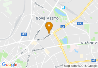 map of DoubleTree by Hilton Hotel Bratislava