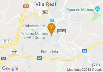 map of University of Trás-os-Montes and Alto Douro