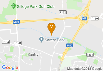 map of Crowne Plaza Dublin Airport