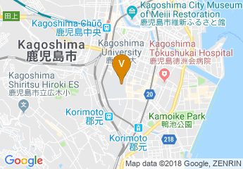 map of Kunitachidaigaku Hojin Kagoshima University