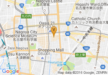 map of Hilton Nagoya Hotel