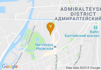 map of St. Petersburg Christian University