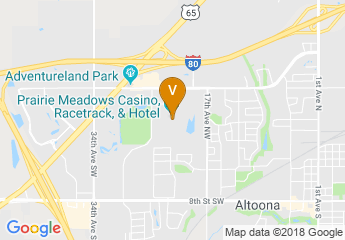 map of Prairie Meadows