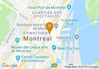 map of InterContinental Montreal