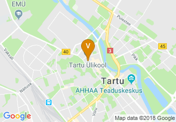 map of University of Tartu
