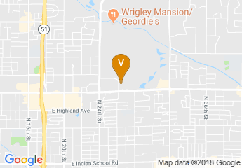 map of Embassy Suites by Hilton Phoenix Biltmore