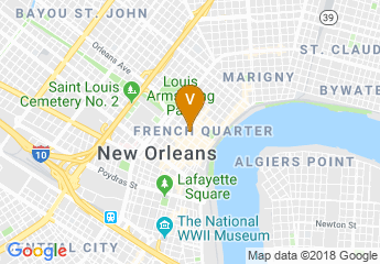 map of Four Points by Sheraton French Quarter