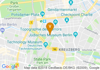 map of Movenpick Hotel Berlin