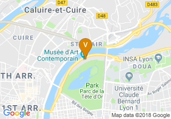 map of Lyon Marriott Hotel Cite internationale