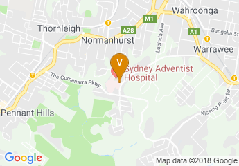 map of Sydney Adventist Hospital