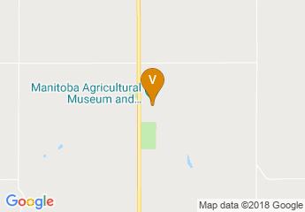 map of Manitoba Agricultural Museum