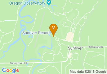 map of Sunriver Resort