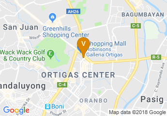 map of Crowne Plaza Manila Galleria