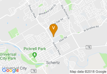 map of Schertz Civic Center