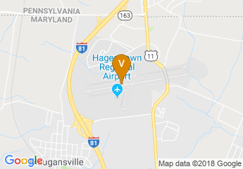 map of Hagerstown Regional Airport