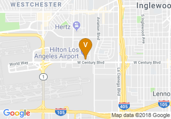 map of Hilton Los Angeles Airport
