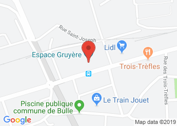 map of Espace Gruyere SA