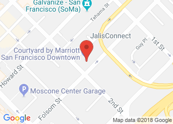 map of Courtyard by Marriott San Francisco Downtown