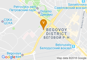 map of Renaissance Moscow Monarch Centre Hotel