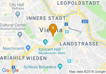 map of Radisson Blu Palais Hotel Vienna