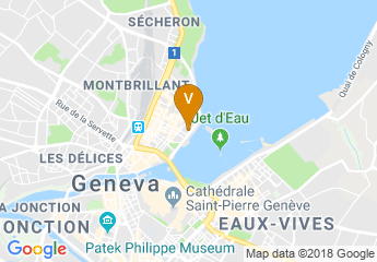 map of Grand Hotel Kempinski Geneva