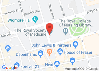 map of The Royal Society of Medicine