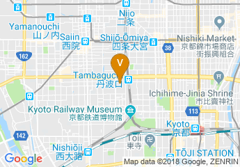 map of Kyoto Research Park (Ltd.) (KRP)