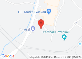 map of Stadthalle Zwickau