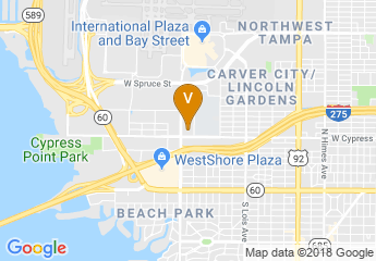 map of Tampa Marriott Westshore