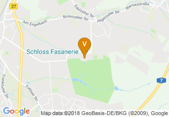 map of Schloss Fasanerie