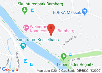 map of Bamberg Congress + Event GmbH