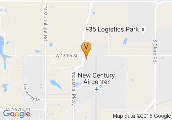 map of New Century AirCenter