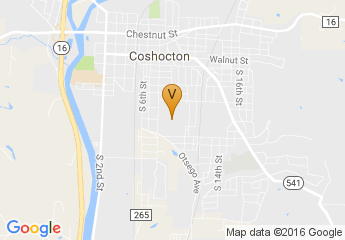 map of Coshocton County Fair Grounds